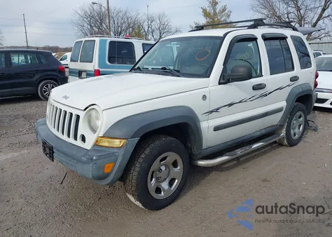 2006 Jeep Liberty Sport из США, поврежденный, VIN 1J4GL48K96W203181